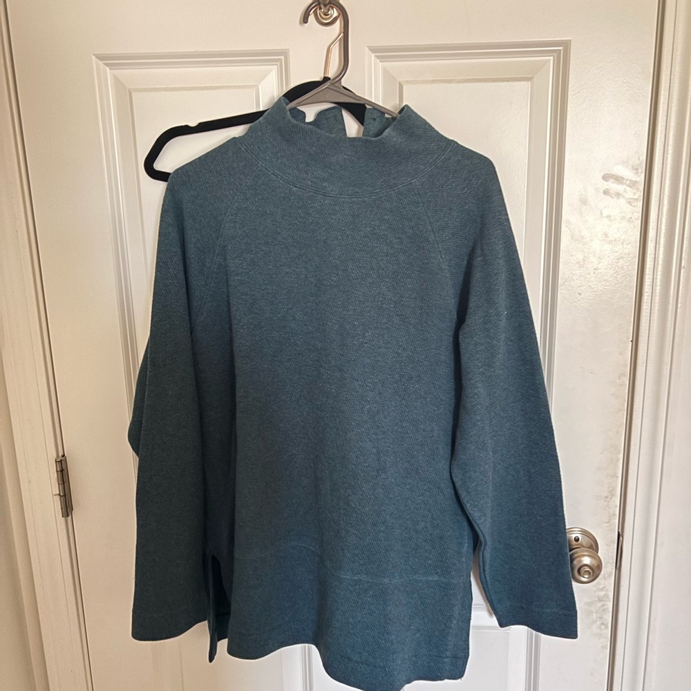 Poetry Cotton Jersey Funnel-Neck Tunic